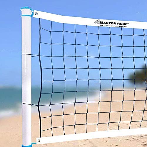 Rede Vôlei De Praia 2 Faixas Sintética Reforcado