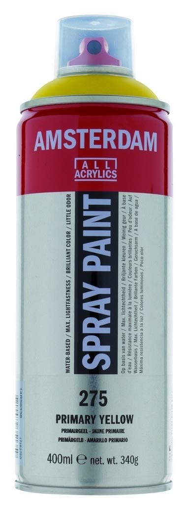 Royal Talens Yellow Amsterdam Acrylic Spray Paint 400Ml - Primary
