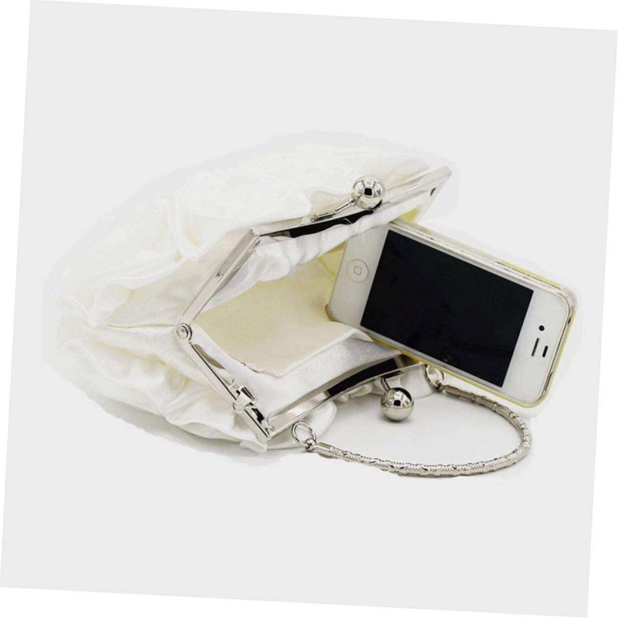 WOFASHPURET Bride Clutch Purse Women's Handbag Floral Dinner Bag for Wedding Banquet Cocktail Events