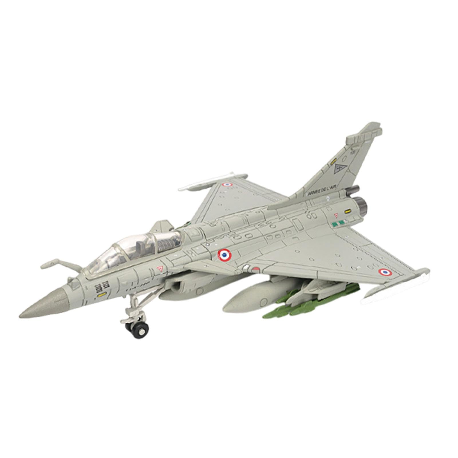 Menolana 1:72 French Fighter Jet Model Plane DIY Assembly Airplane Toy Attack Fighter Model for Cafes Livingroom Office Tabletop Decor