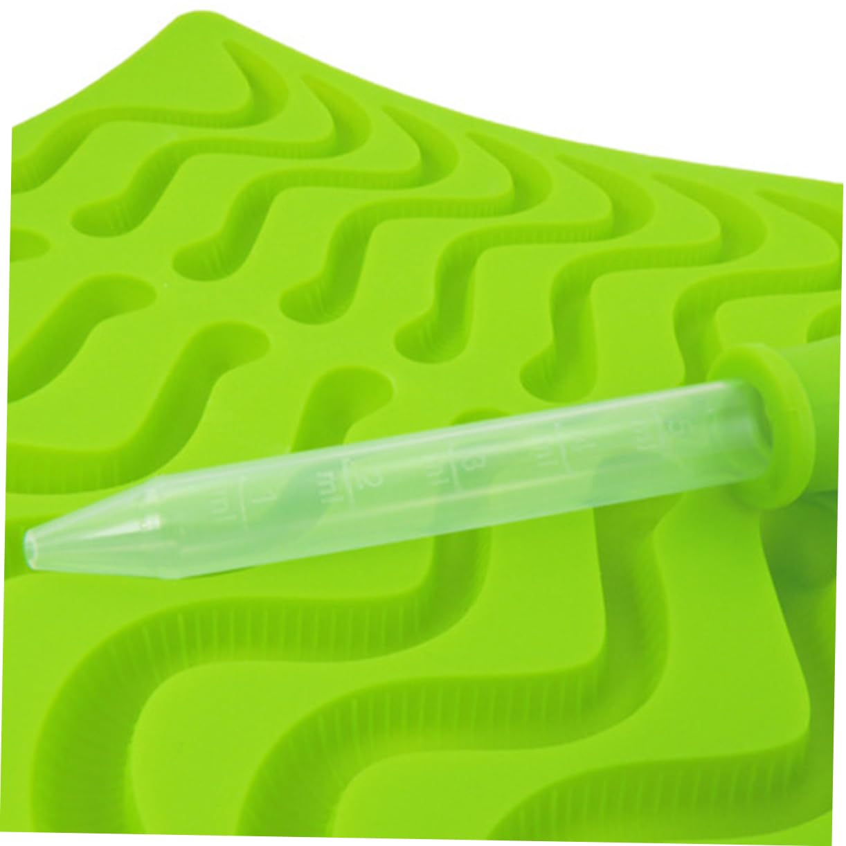 3pièces Moules Silicone Pour Bonbons Forme Pipettes Bleu Ciel Vert Rouge Pour Créer Des Décorations Chocolat Fondant Et Pâte à Sucre Pour Anniversaires Et Fêtes