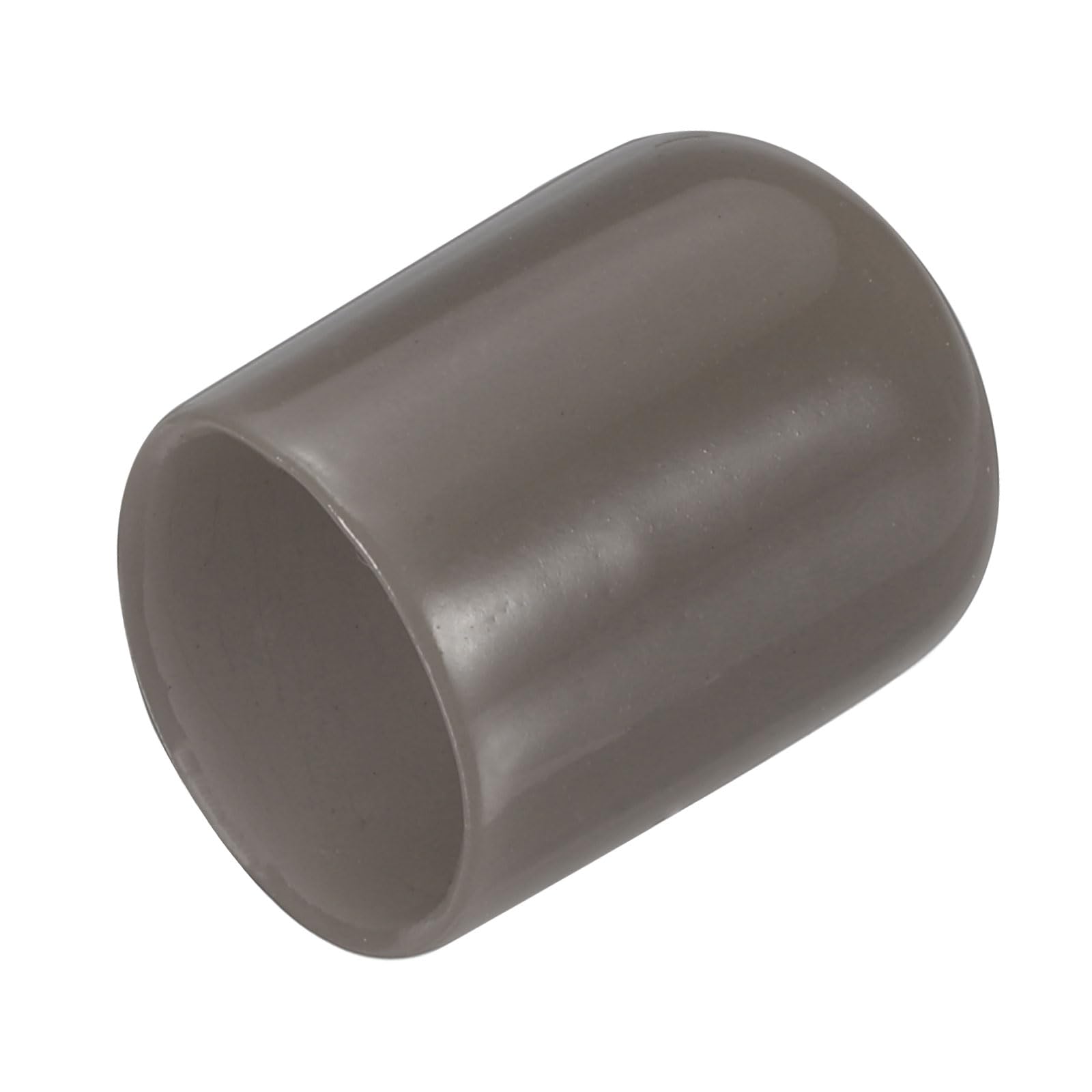uxcell 20pcs Rubber End Caps 15mm(9/16") ID Vinyl PVC Round Tube Bolt Cap Cover Screw Thread Protectors,Brown