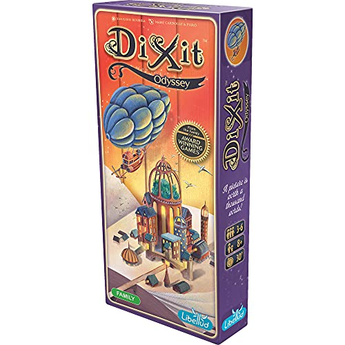Dixit Odyssey Board Game | Storytelling Game For Kids And Adults | Fun Family Board Game | Creative Kids Game | Ages 8 And Up | 3-12 Players | Average Playtime 30 Minutes | Made By Libellud #TOP7