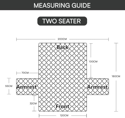 Image of House of Quirk 'Mughal Series' Anti-Slip Sofa Cover Mat with Pocket | Polyester Couch Protector for Pets, Kids & Spills (Sunny Bloom, 180x120cm, Two Seater)