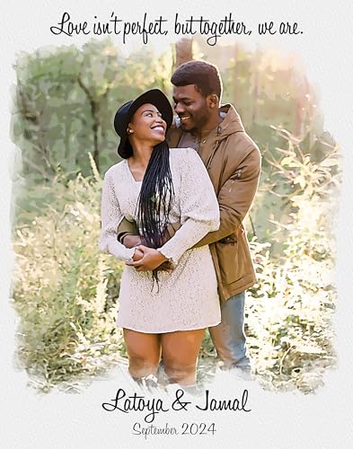 Shape28 Custom Couples Canvas Portrait