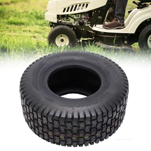 Yctze Neumático para Cortacésped 11x4.00-5 Juego de 2 Neumáticos sin Cámara 11x4.00-5 Construcción de 4 Capas Diseño de Banda de Rodadura de Nervaduras Rectas para Cortadora de Cé