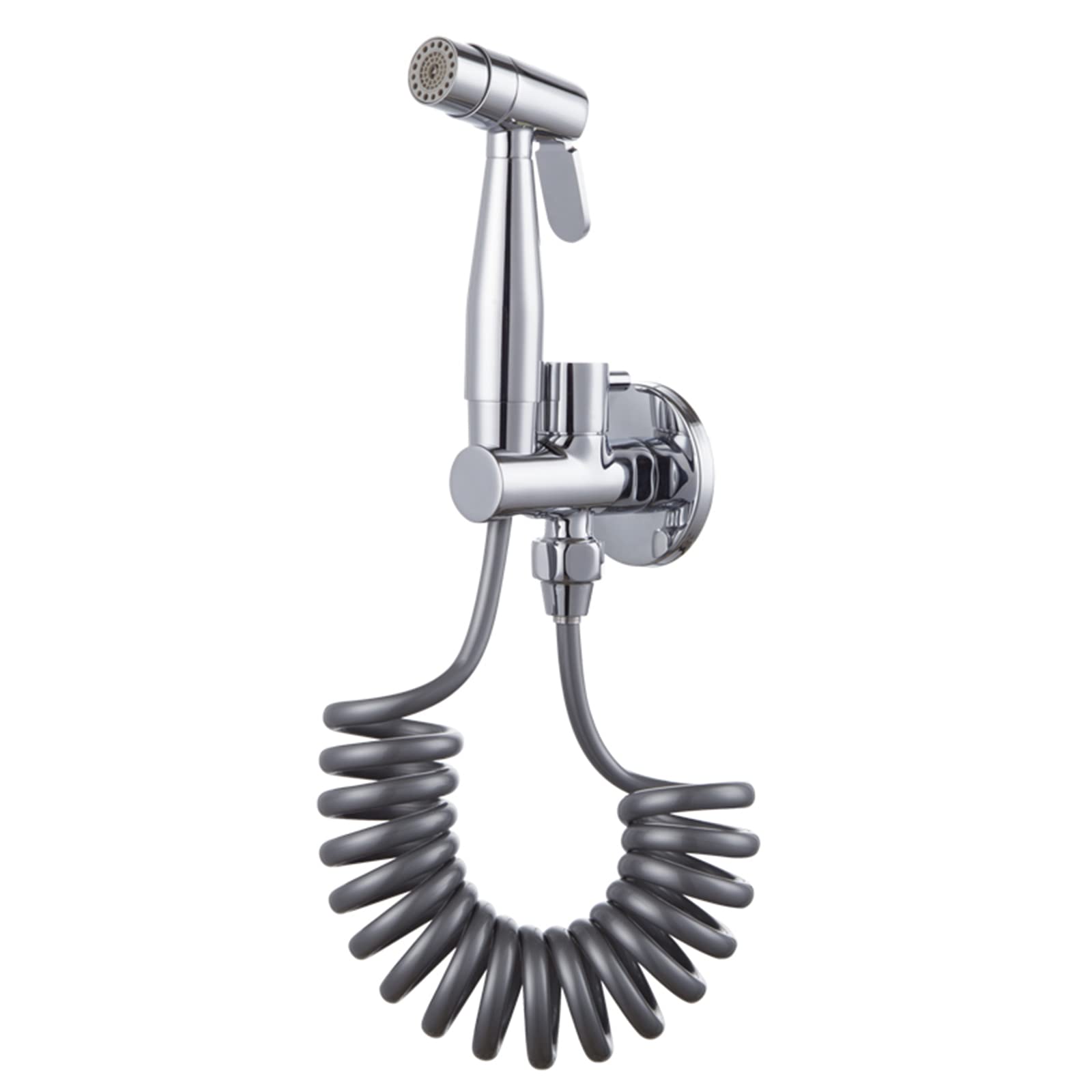 Rociador de Mano de latón for Inodoro, rociador de pañales Cromado for bebés, Accesorio portátil con Manguera, for Lavado Femenino, Lavado de Mascotas, fácil de Instalar