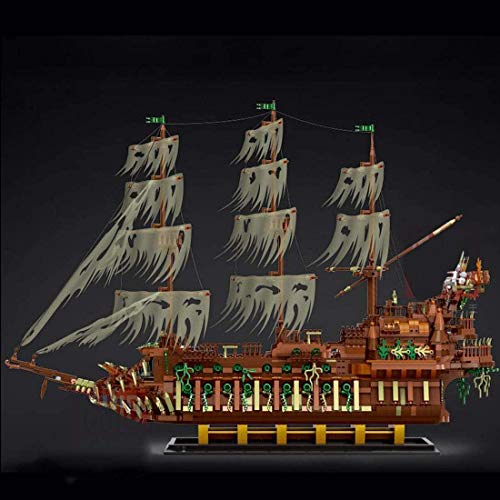 Mould 13138 Kreatives Piratenschiff, 3653 Stück MOC Kriegsserie, Kompatibel Mit Legosteinen, Großes DIY Geisterschiff… – Bild 4