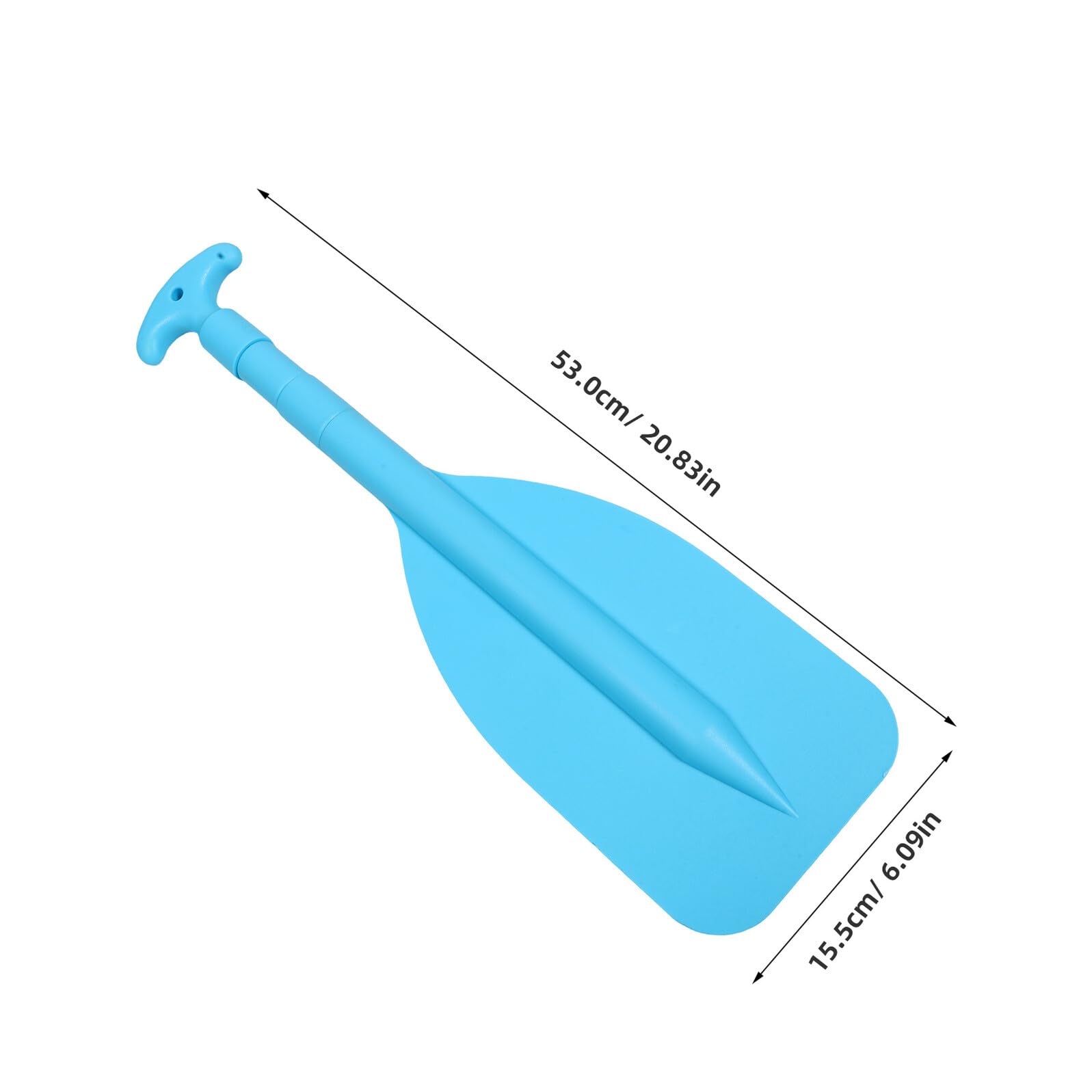 Pagaia Telescopica di Emergenza Antiscivolo per Kayak e Piccola Barca, Pagaia Pieghevole Regolabile per Rafting e Canoa, Accessorio Portatile Leggero per attività Outdoor sul