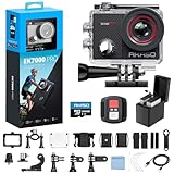 AKASO EK7000 Pro Caméra Sport 4K avec Carte MicroSDXC 256 Go, 20MP WiFi Action Caméra Sportive avec Ecran Tactile, Stabilisateur EIS, Télécommande, 170° Angle Réglable, Étanche 40M, Kit d'Accessoires AKASO EK7000 Pro Caméra Sport 4K avec Carte MicroSDXC 256 Go, 20MP WiFi Action Caméra Sportive avec Ecran Tactile, Stabilisateur EIS, Télécommande, 170° Angle Réglable, Étanche 40M, Kit d'Accessoires