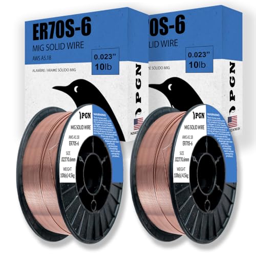 Image of PGN ER70S-6 .023 inch (2 Pack) Solid MIG Welding Wire - 10lb Spool