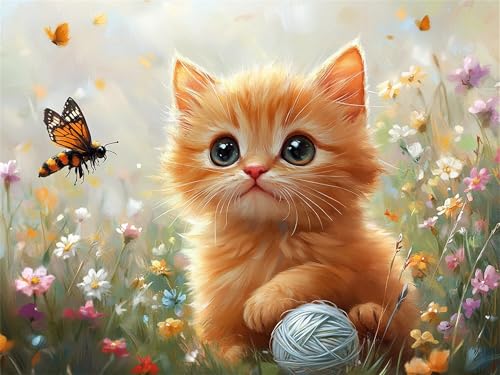 Peinture par numéro adulte débutants pour surmonter le stress et réussir sa première toile de chat