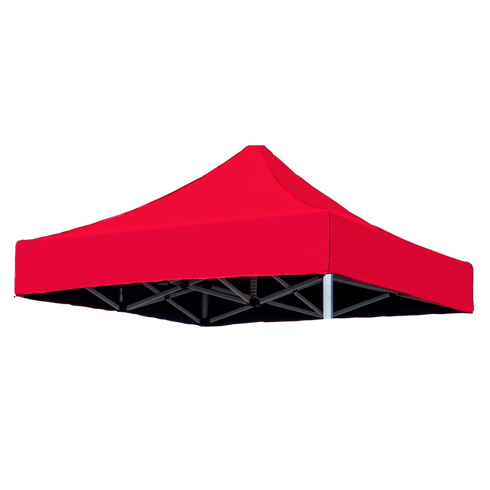 Replacement Gazebo Canopy Top Cover 2.5x2.5m Waterproof PVC Sunproof & Heat Insulated Ideal for Backyard Camping & Outdoor Use - Red