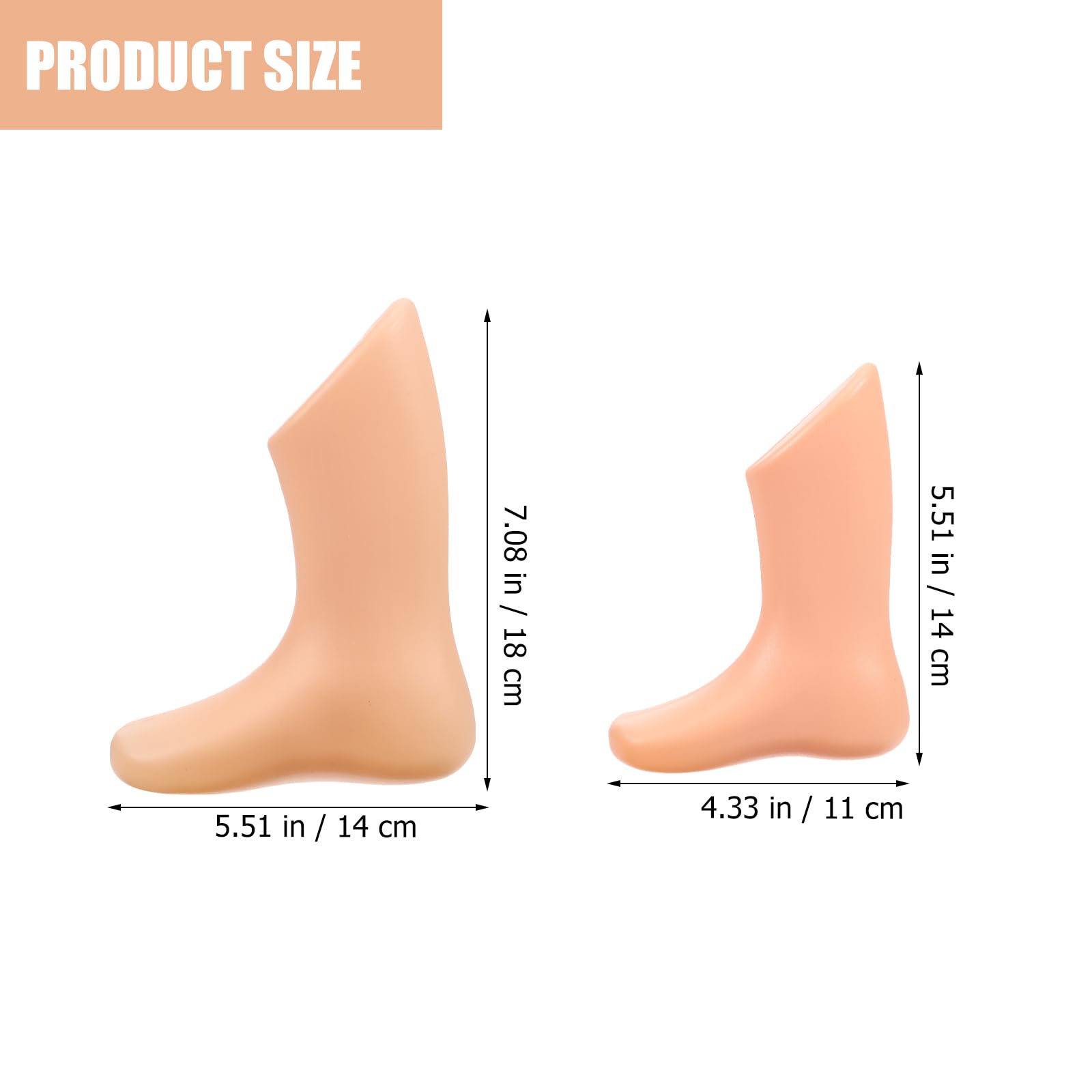4pcs Baby Plastic Foot Mold Reusable Mannequin Feet Small Shoe Mannequin Reusable Foot Mannequin Fake Feet Fake Foot Shop Foot Mannequin Plastic Mannequin Feet Retail Foot Model