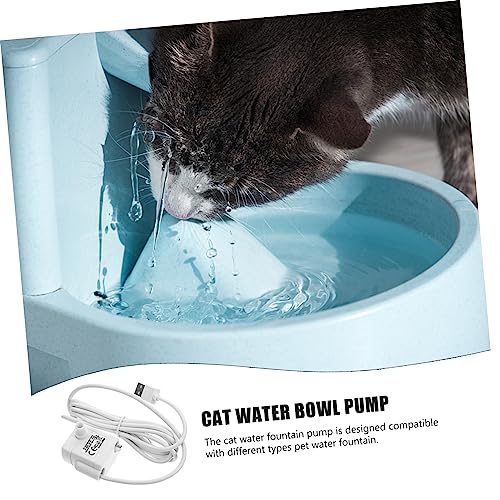 Bomba de agua Mipcase para fuente de mascotas blanca miniatura 6