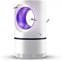 Armadilha Mata Mosquito Eletrônica com Luz LED UV para Pernilongos e Insetos Voadores