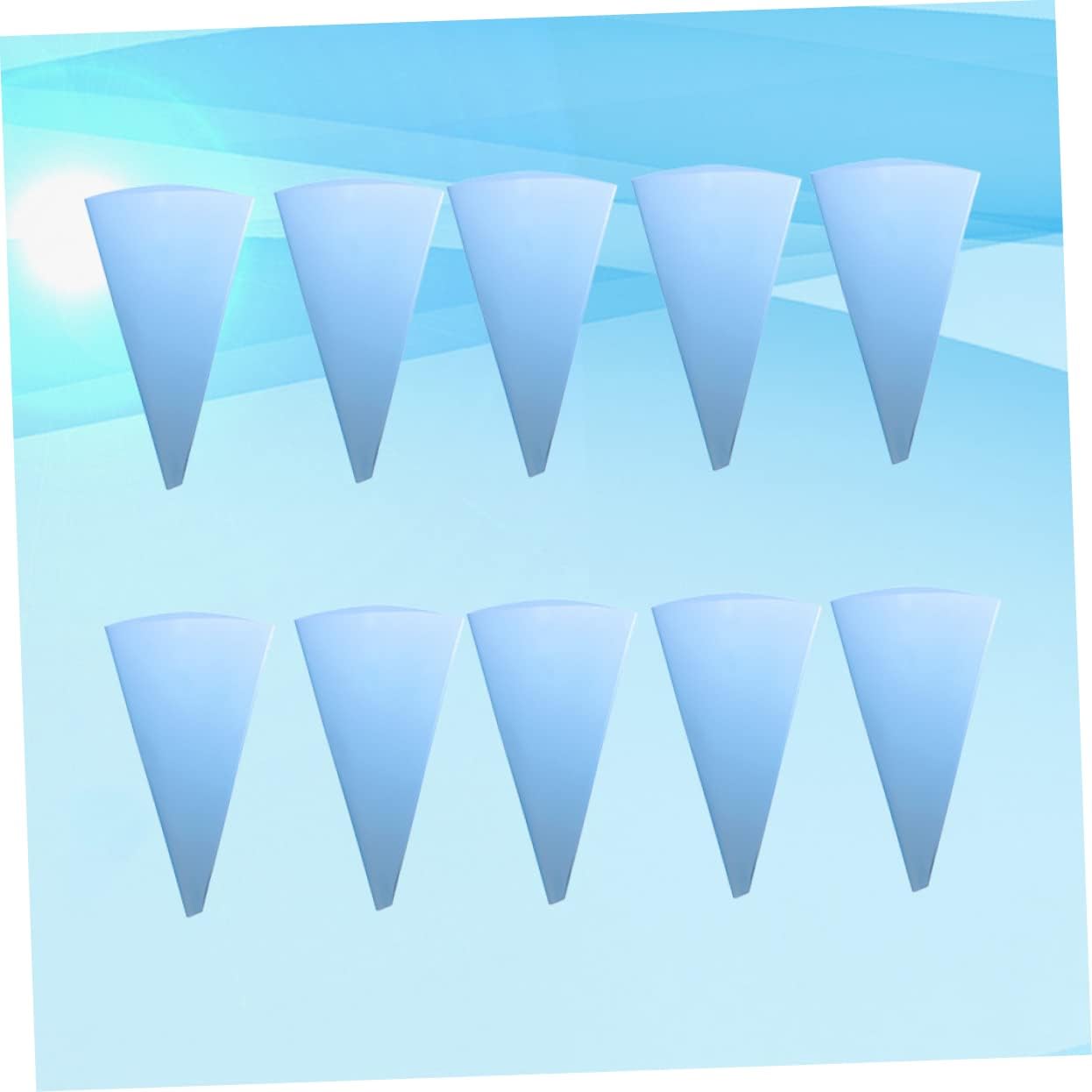10pcs Eva Piping Bags for Cake Decorating DIY Cream Icing and Pastry Squeezing Tools Textured Grip Smooth Interior Reusable Flexible Design