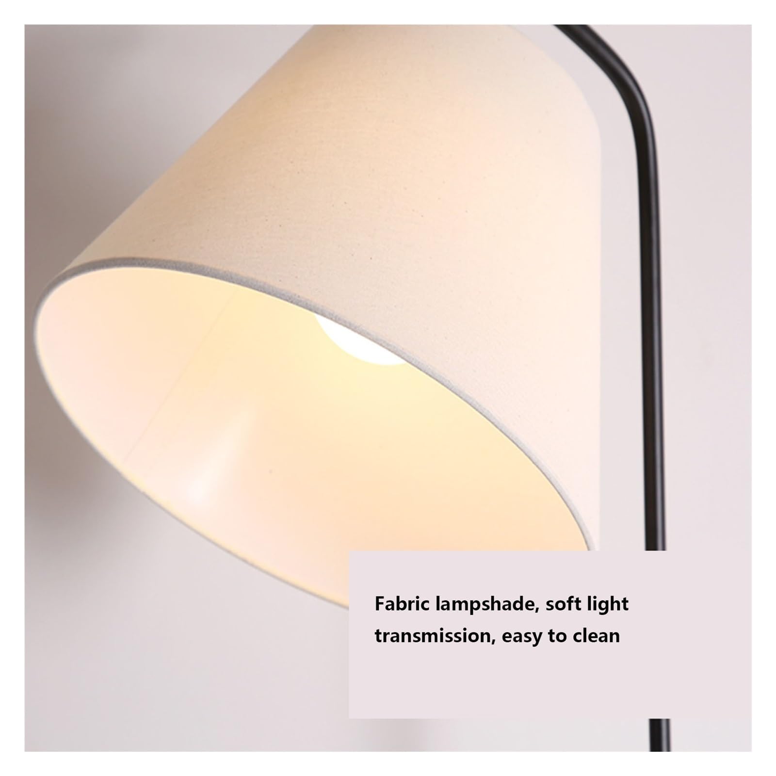 Lámparas Mesa auxiliar con lámpara, mesita de noche 3 temperaturas color | Luz de lectura(A)
