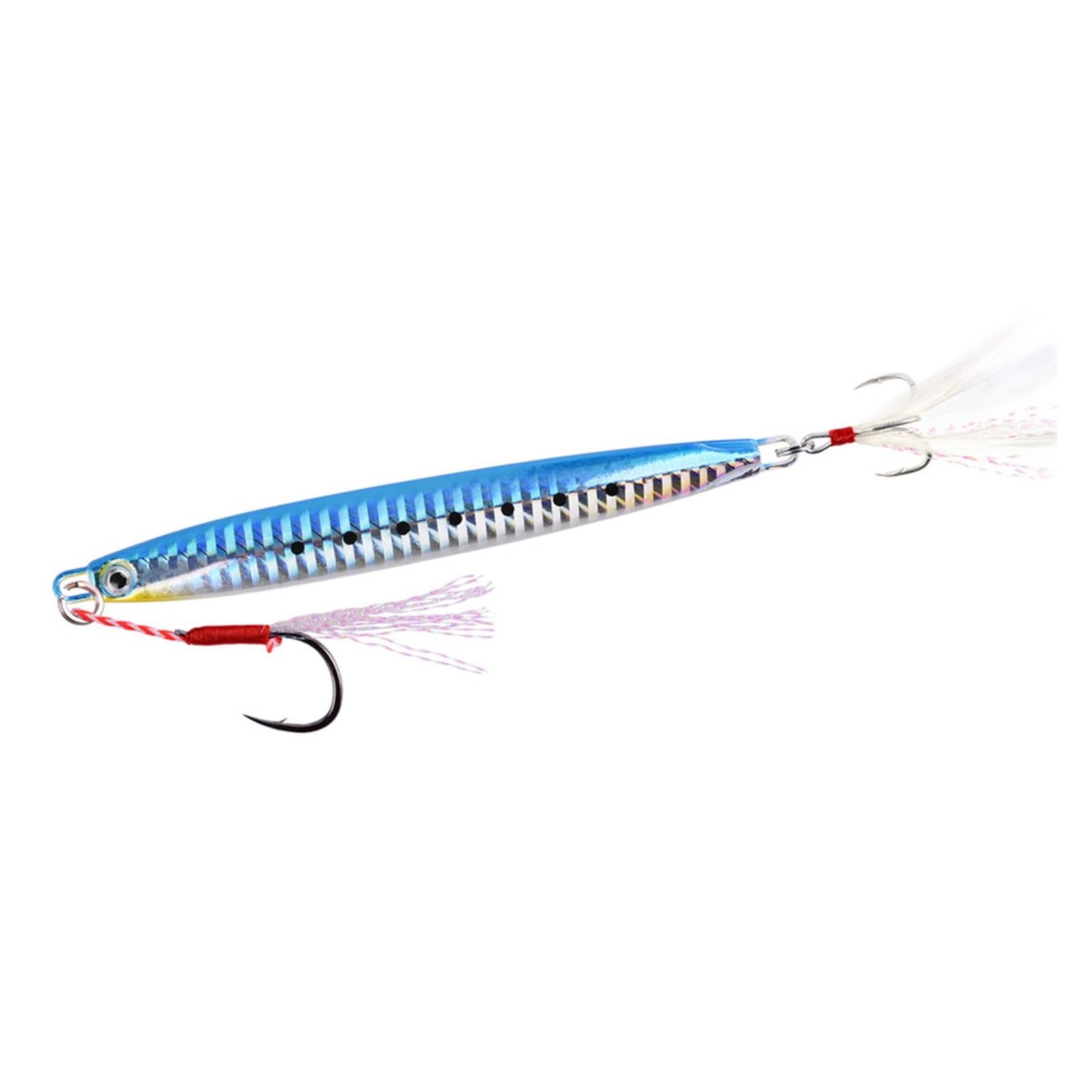 XILILHC 7 Pz/Set Super Slim Metal Casting Jigs 10G 20G 30G 40G Shore Drag Cast Cucchiaio da Jigging Richiamo di Pesca in Zinco Esca Artificiale Attrezzatura