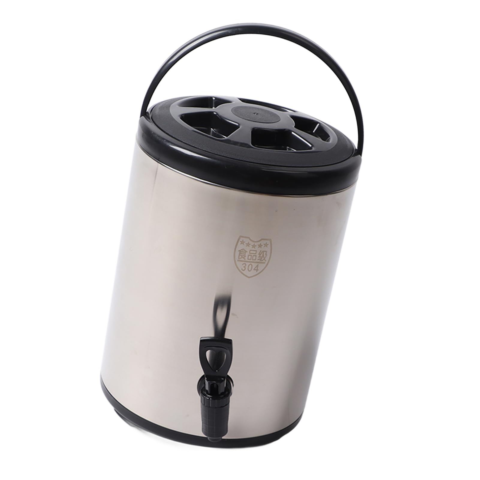 Acouto Dispenser per Bevande Calde e Fredde, Dispenser per Bevande Calde e Fredde a Doppio Strato da 8 Litri con Rubinetto, per e in Acciaio Inossidabile 304, per caffè, tè, Latte, Succhi per