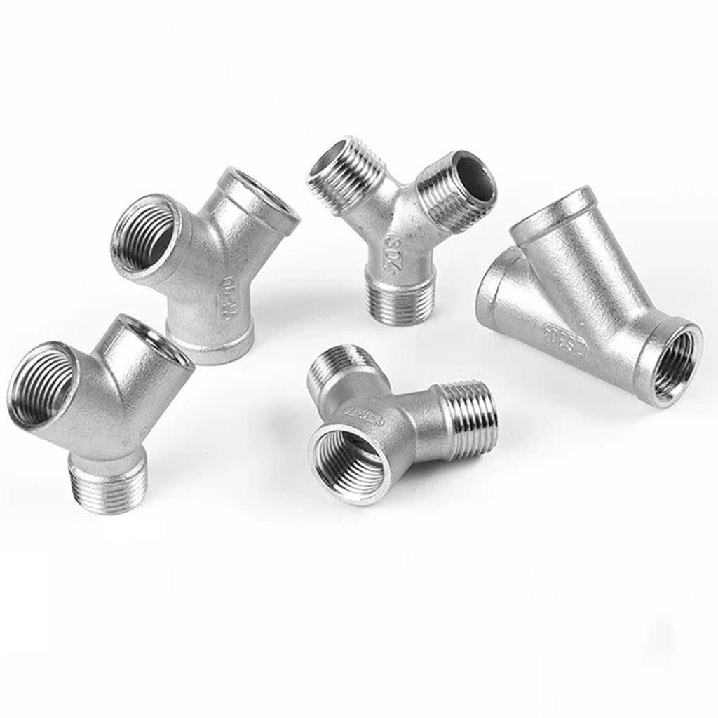 Accesorio de tubería en T en forma de Y de acero inoxidable 304