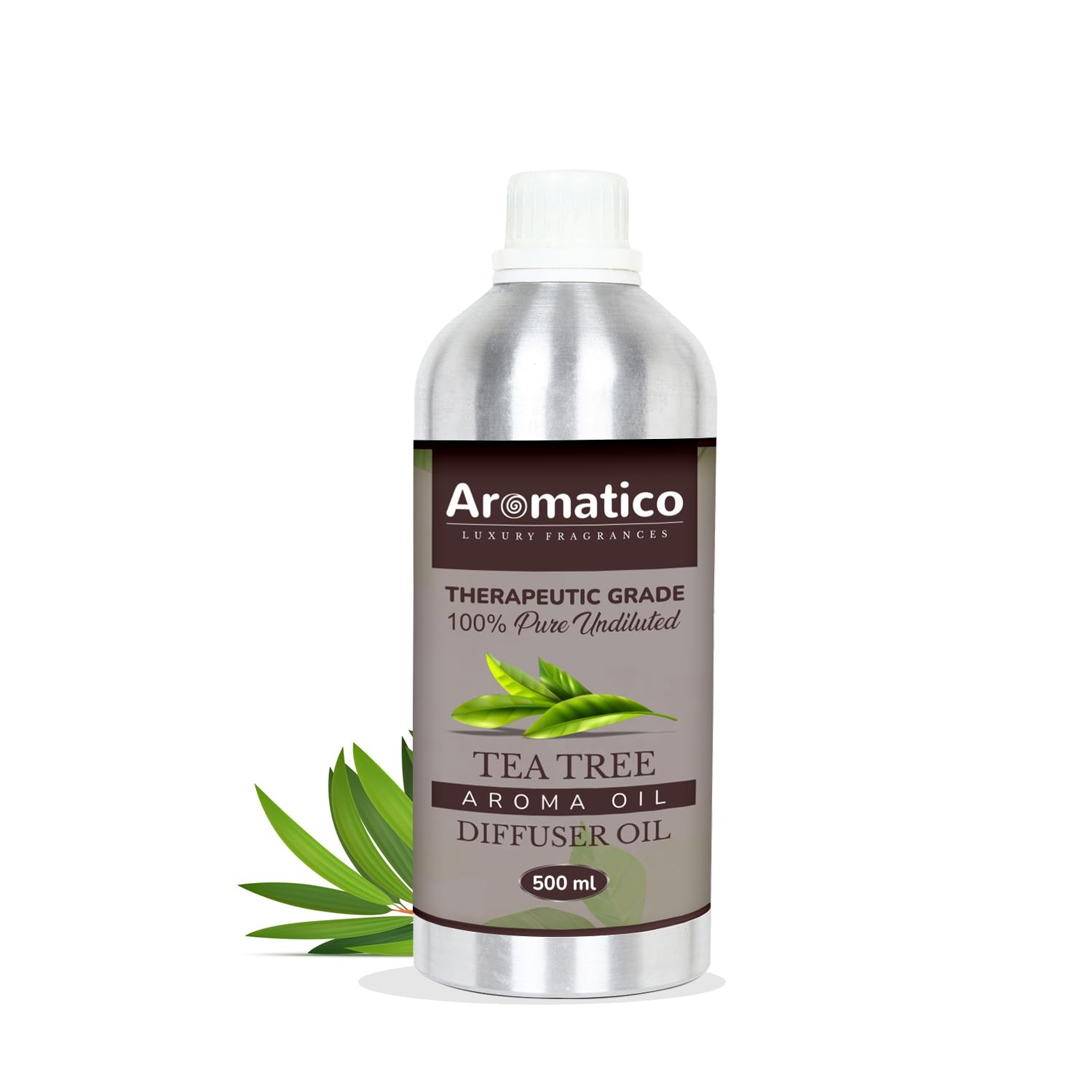 AROMATICO Tea Tree Diffuser Oil with Strong, Long-Lasting Aroma. Premium Aroma Oil for Homes, Offices & Showrooms. Aromatherapy, Diffusers, Air Purifiers, Vaporizers - 500ML (B0CVQ8J6L4) Amazon Price History, Amazon Price Tracker