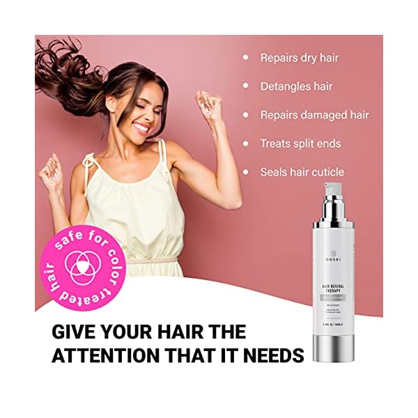 Damaged-Hair-Treatment-Repairing-Split-Ends-Hair-Treatment-Smoothing-Hair-Serum-for-Frizzy-and-Damaged-Hair-Leave-in-Conditioner-Treatment-for-Glossy-Silky-Shiny-Hair Damaged Hair Treatment Repairing - Split Ends Hair Treatment, Smoothing Hair Serum for Frizzy and Damaged Hair, Leave in Conditioner Treatment for Glossy, Silky, Shiny Hair