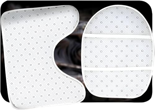 Badezimmerteppich Set Totenkopf schwarzes Muster Badgarnitur 3 Teilig Mikrofaser Badematten Set rutschfest U FöRmige Duschvorleger Super weich, Schnell Trocknend WC-Garnitur Teppich – Bild 7