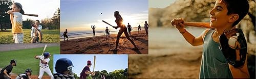 Tempaky Bastão de beisebol, Bastão de beisebol clássico de madeira para treinamento de beisebol, Bas