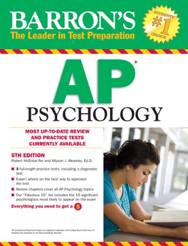 AP Psychology, 5th Edition (Barron's Study Guides)