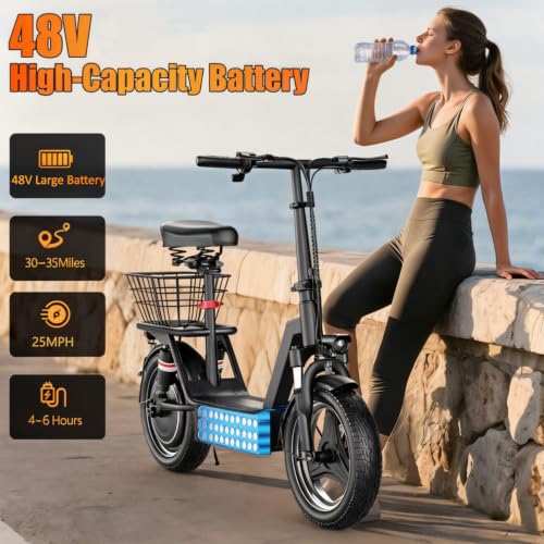 SmileCity Electric Scooter with Seat
