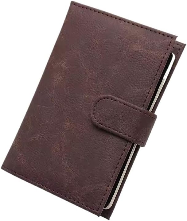 Fashionable, luxurious PU Leather Business Travel Passport Cover ID Bank Credit Card Holder Wallet Document Case Daily routine