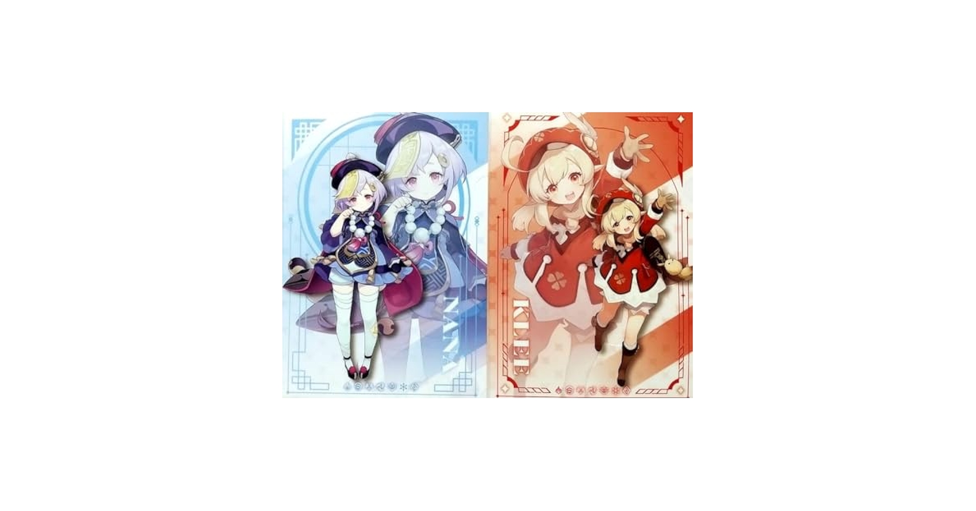 Amazon.co.jp: 原神 七七クレー2枚セット a4クリアファイル