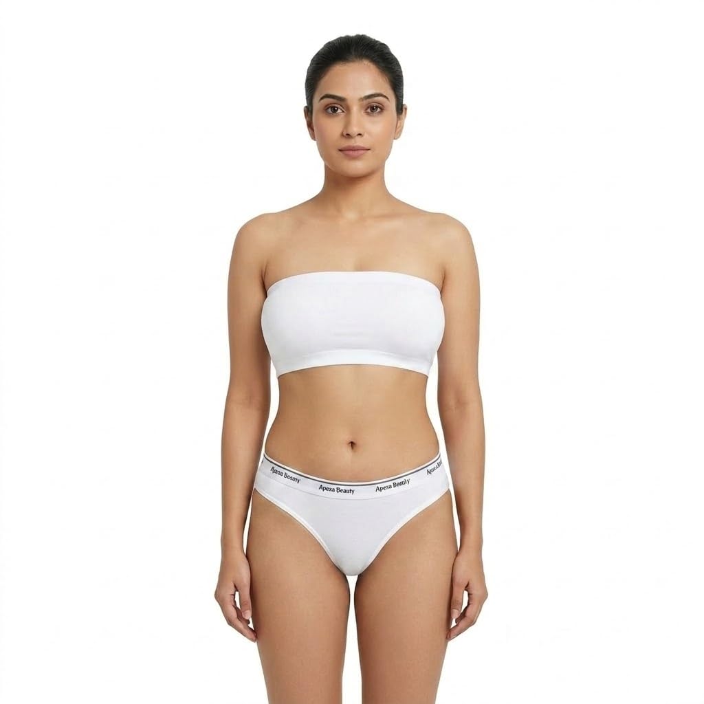 yuvivayrox Women Thong Bikini Panty | Low Waist G-String Underwear | Soft Stretchable Comfortable Innerwear Pack of 1 (White)-picture-14