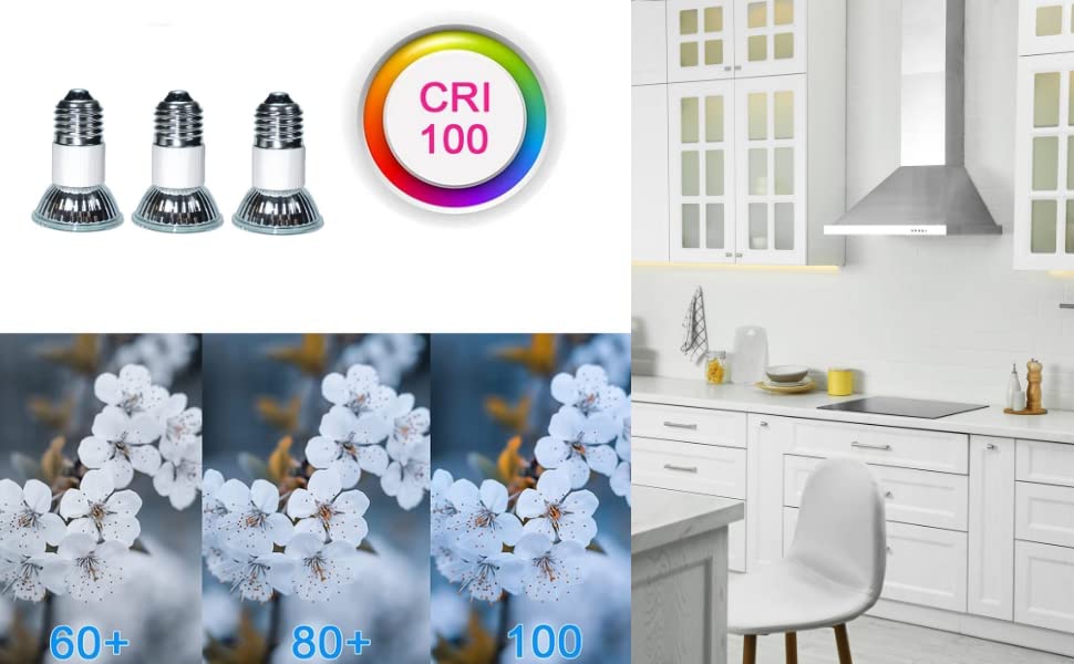 Range Hood Light Bulb 2-Pack LED Range Hood Lights - Z0B0011 JDR E27 5W Replacement Bulbs For Stove Hoods LED Appliance Bulbs Stove Hood Replacement - Foto 2