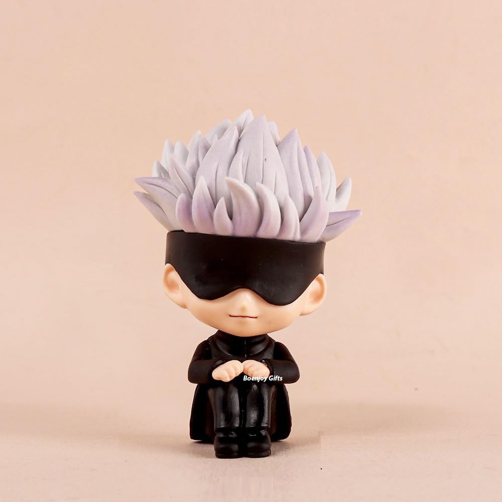 BOENJOY Gifts- Anime Jujutsu Kaisen Gojo Action Figure Toys for Home Decors, Office Desk and Study Table | 8 cm, Gojo Sitting (B0DFWY7CRK) Amazon Price History, Amazon Price Tracker