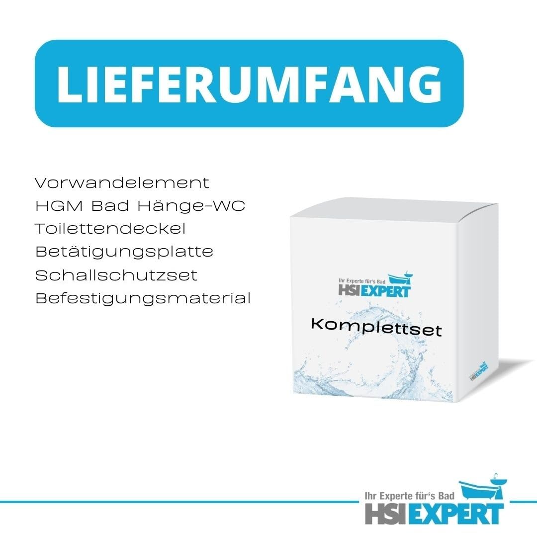 HGMBAD Set Geberit Spülkasten Design WC Betätigungsplatte WC Sitz