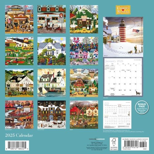 Wysockiamericana2025wallcalendar  Urban Country Home Decor Wysocki americana 2025 wall calendar  urban country home decor