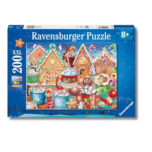 Ravensburger - Puzzle 200 Pezzi XXL Dolce Natale, The New Era, Idea Regalo per Bambini 8+ Anni, Gioco Educativo e Stimolante