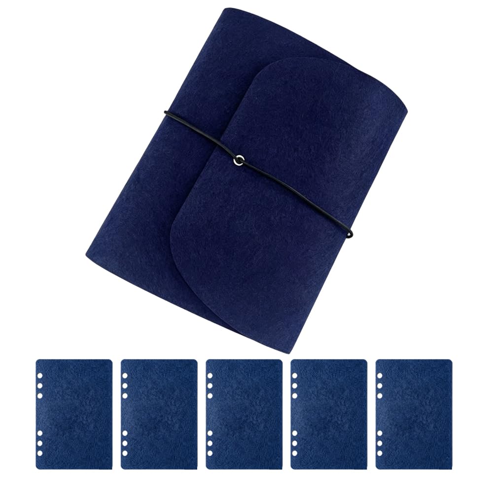 Enamel Pin Display Book, A5 Pin Collection Holder with 5 Felt Pages for Pins Brooches Badges Storage Organizer