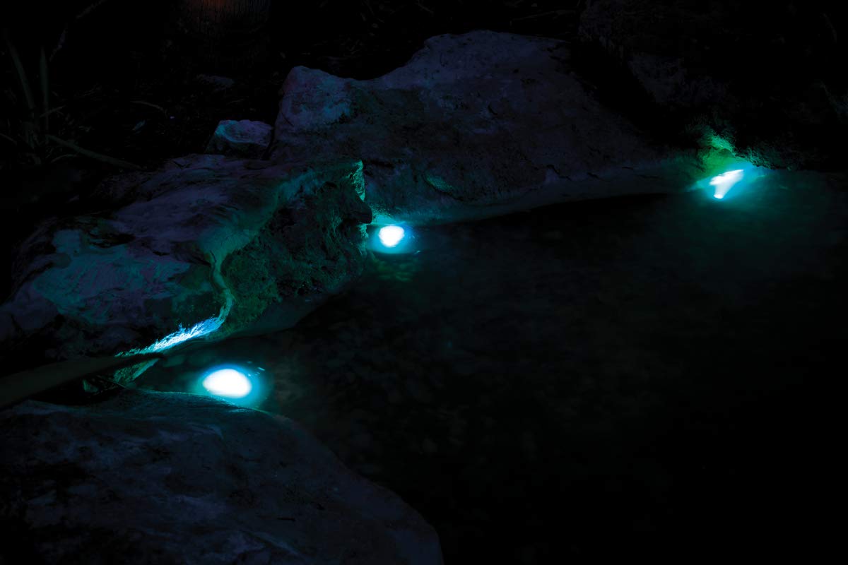 Pontec PondoStar LED RGBW Set 3 - Farbige und weiße LED-Beleuchtung für Teich und Garten, Unterwasserbeleuchtung (IP68)
