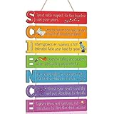 KAIRNE Science Wooden Sign,Chemistry Sign For Classroom Decor,Motivational Quotes Wall Decorations,Science Bulletin Board Decor,Class Rules Wooden Hanging Plaques for Teachers Must Have