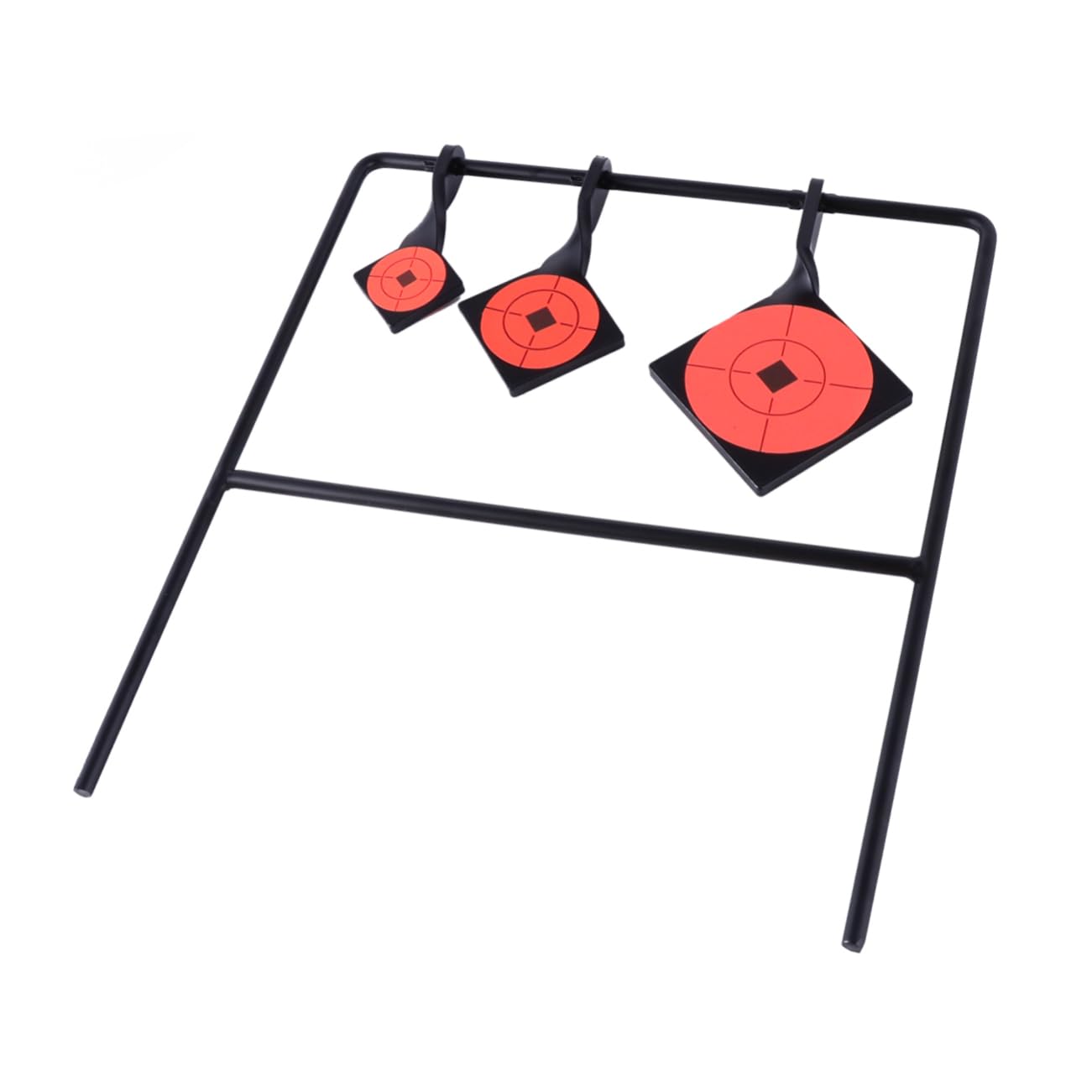 POPETPOP Targets for Archery Shooting Practice Hunting Exercise Game Targets Metal Black 2.5 Mm Carbon Steel
