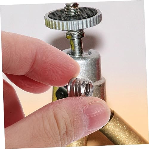 Image of SECFOU 10pcs Tripod Screw Adapter Camera Thread Converter for Mic Stands and Video Lighting Equipment Easy Installation Versatile Use