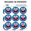 Sesame Street Grover Face Planner Calendar Scrapbooking Crafting Stickers #2