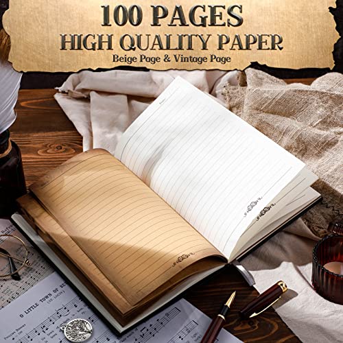 Pajean JB-221219-B Dragon Journal Embossed Leather Journal Writing Antique Dragon Journal Notebook With Pen Lined Paper Hardcover Gift Journal Notebook Executive Notebook Travel Diary thumb #3