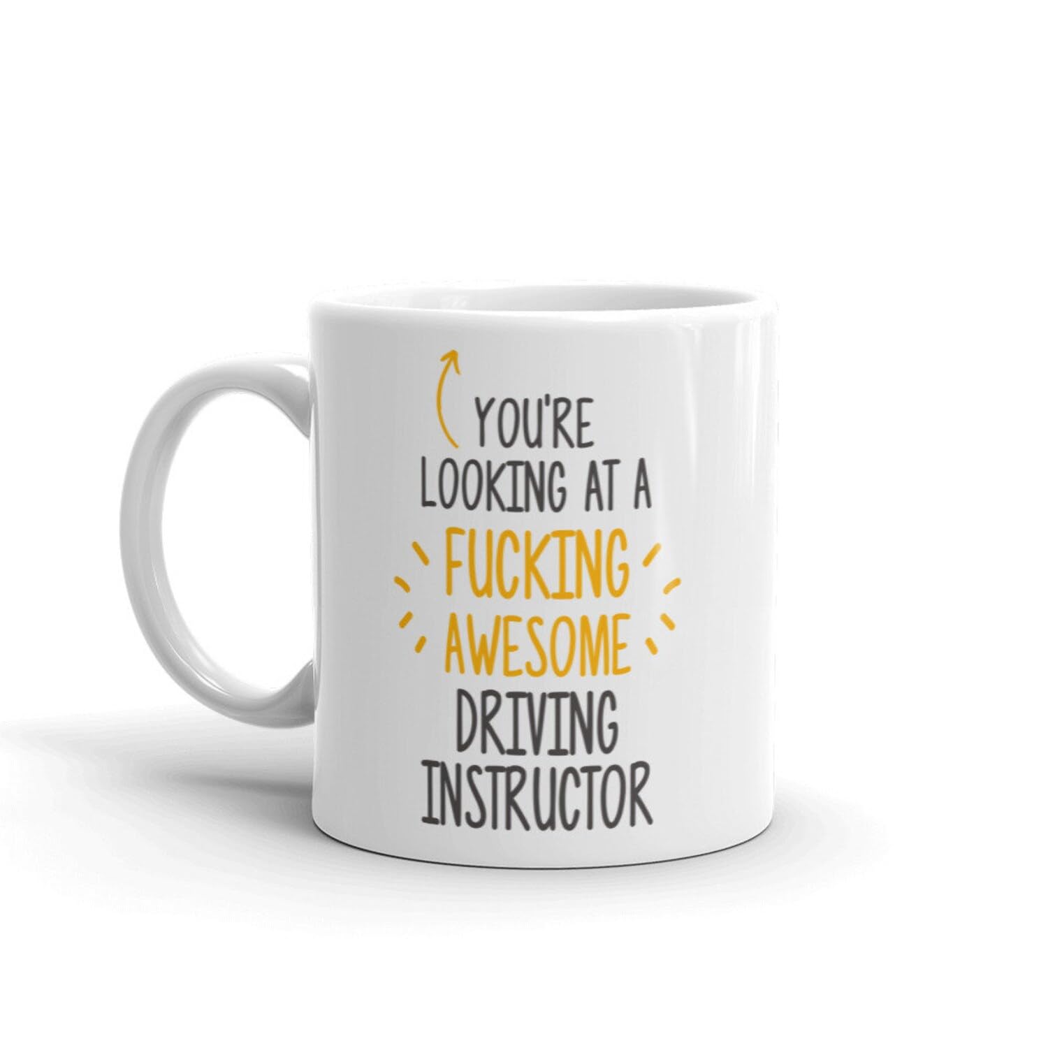 You're Looking At Awesome Driving Instructor Awesome Driving Instructor Mug Fking Awesome Driving Instructor Coffee Mug Thank You Mugs