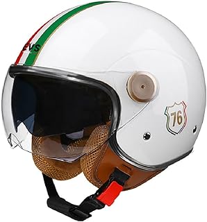 Sponsored You’re seeing this ad based on the product’s relevance to your search query.Learn more about this advertisement WZGGTEAM Jet Helmet with Double Visor, Motorcycle Helmet for Men and Women, Motorcycle Scooter Helmet, Moped Helmet, Chopper Retro Moped, Motorcycle Helmet with Visor