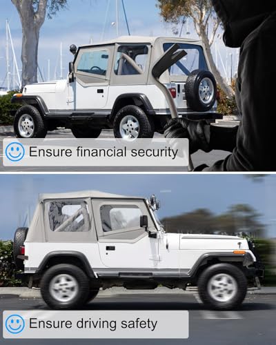 Image of Front Left Driver Side Door Lock Latch Actuator Assembly Fit for Jeep Wrangler TJ SE Sport 2.5L Sahara X Sport 4.0L 1997 1998 1999 2000 2001 2002, Replace 55075991AE 055075991