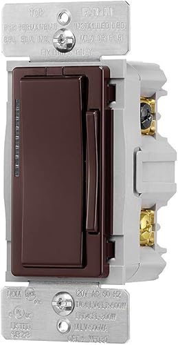 Miniatura 3 de Eaton - Regulador de intensidad inteligente mediante WiFi WFD30-C2-SP-L funciona con Alexa, kit de cambio de color (blancoalmendra claramarfil),